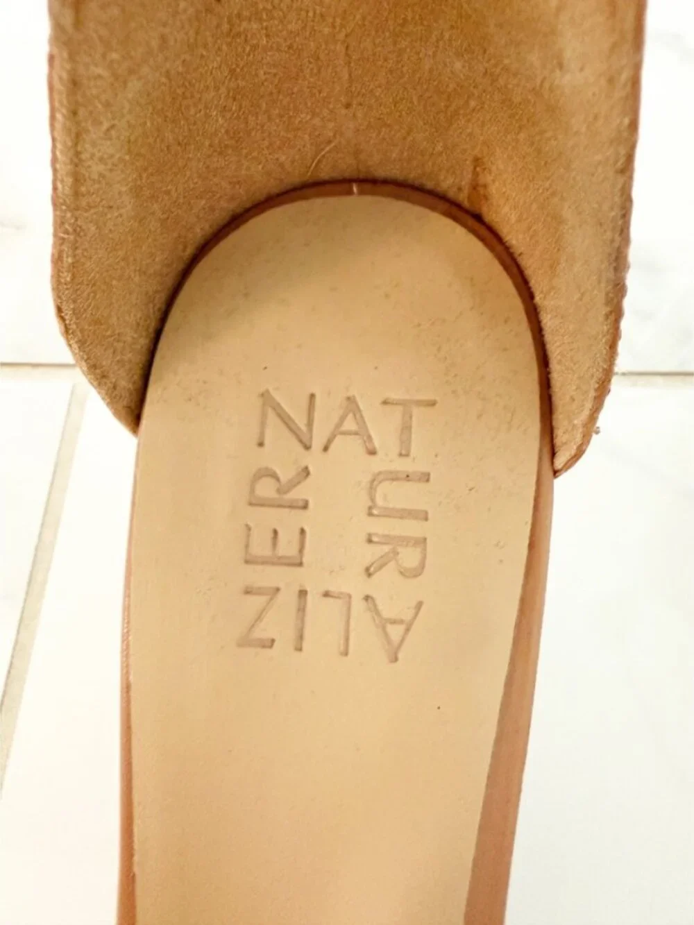 Naturalizer Vera Leather Ankle Strap Dress Sandals in Frappe 7M NWOT - Picture 6 of 12